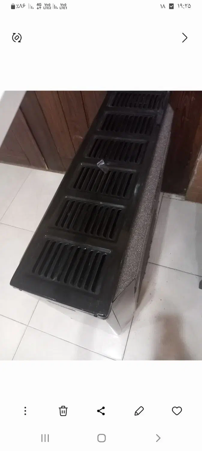 بخاری تمیز تمیز ۳ماه استفاده شده|بخاری، هیتر، شومینه|آکند, |دیوار