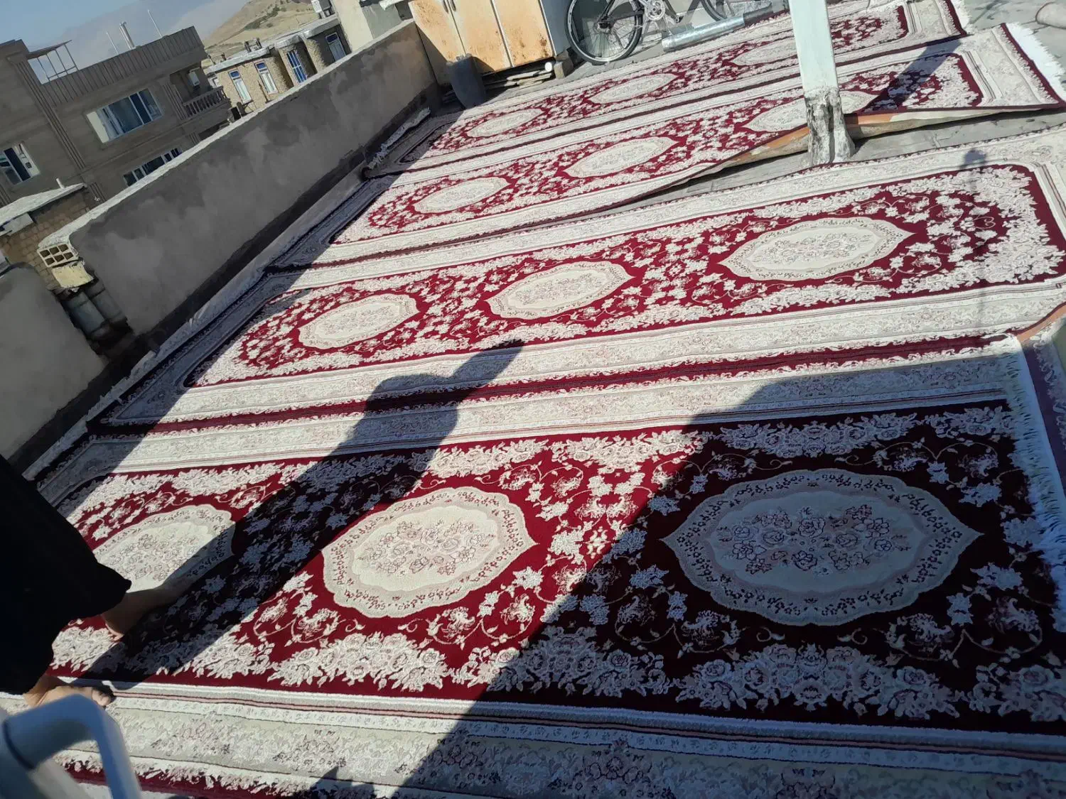 قالی ۱ونیم در۴ متر تمیز شسته شده|فرش|کامیاران, |دیوار