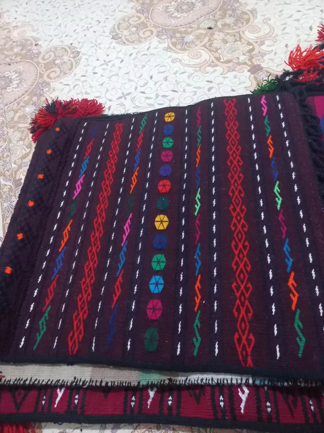 خورجین افغانی|گلیم، جاجیم، گبه|قم, آذر (نکویی)|دیوار
