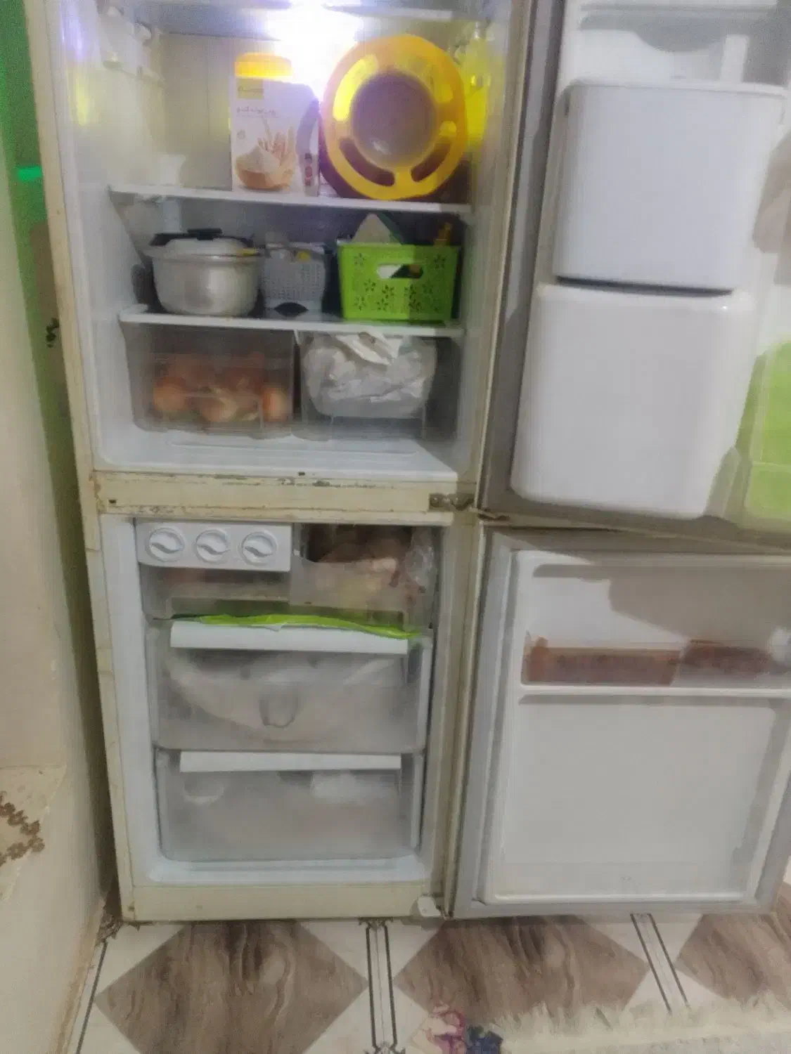 یخچال بدون برفک|یخچال و فریزر|انبارآلوم, |دیوار