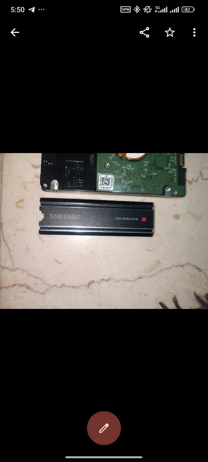 Ssd Samsung nvme M.2 980 pro 2tb heatsink|قطعات و لوازم جانبی رایانه|تهران, اختیاریه|دیوار