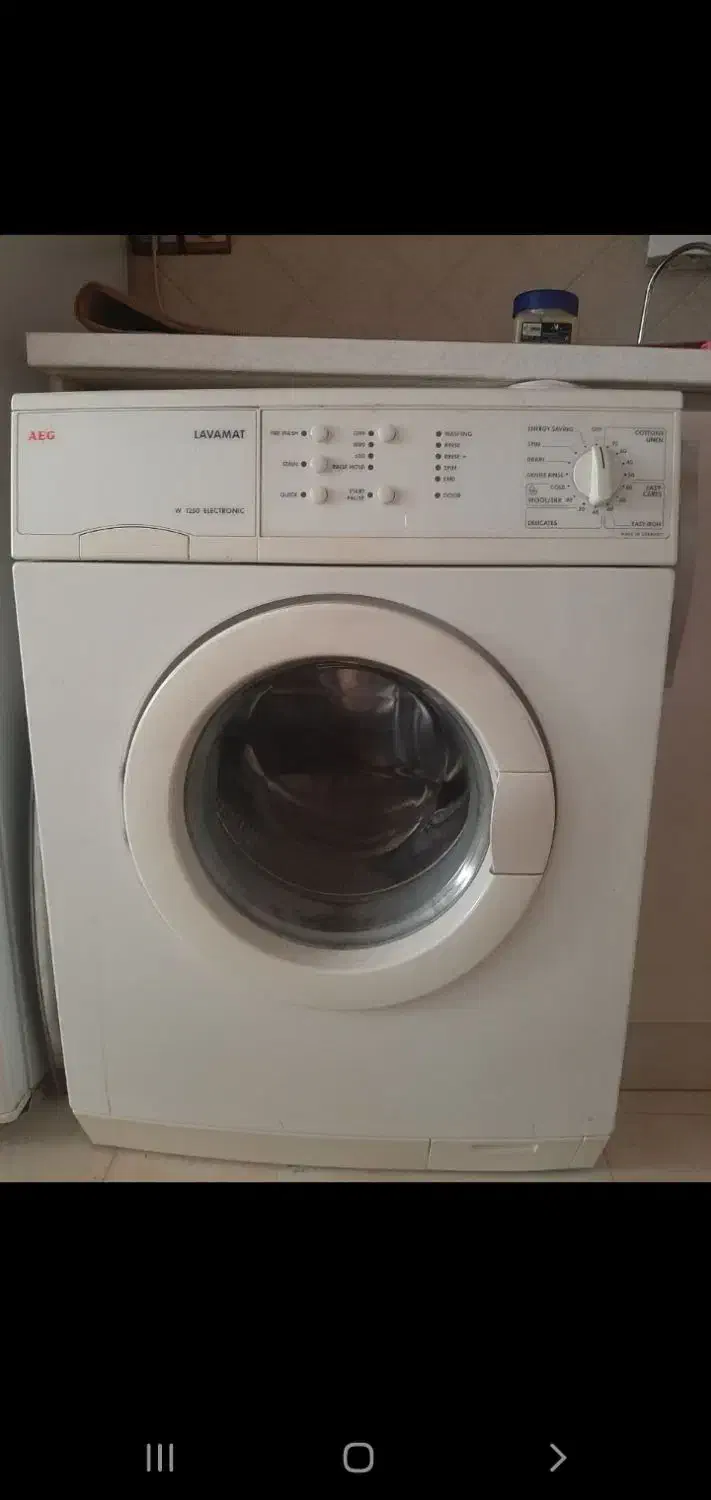 لباسشویی آ ا گ آلمان،نیاز به تعمیر برد،موتور سالم|ماشین لباسشویی و خشک‌کن لباس|رشت, رشتیان|دیوار