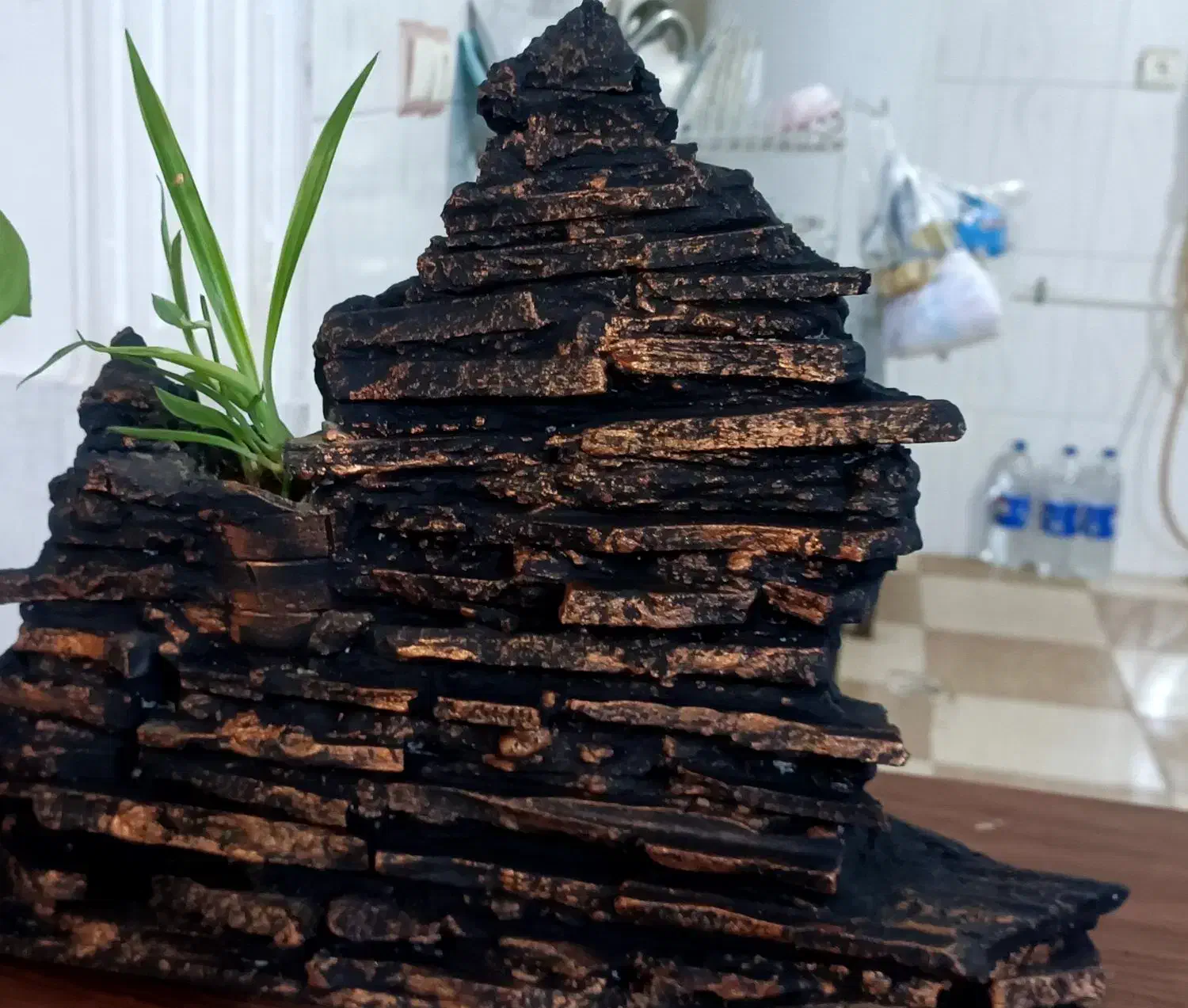 گلدان کار دست بصورت کهنه کار شده|مجسمه، تندیس، ماکت|سیرجان, |دیوار