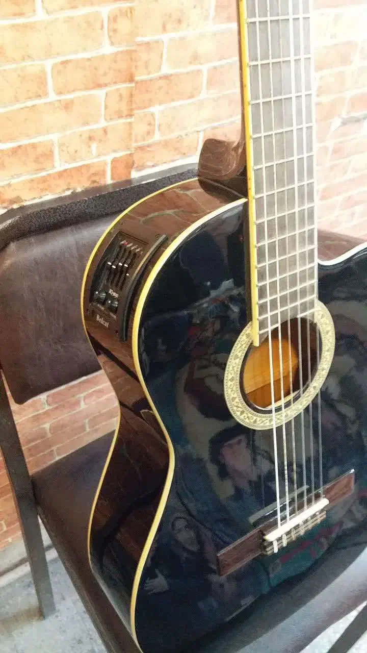 گیتار کلاسیک پیکاپدار هافنر مشکی hofner hac 204 ce|گیتار، بیس، امپلیفایر|قم, آذر (نکویی)|دیوار