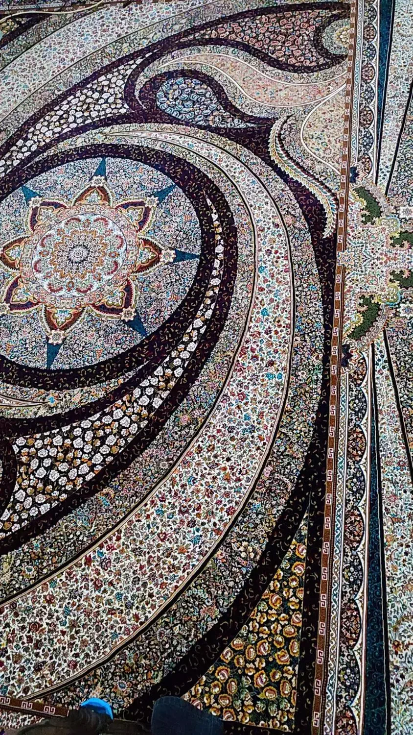 فوری .فرش۱۲ متری نقش کهکشان قیطران فوری فوری|فرش|ملارد, |دیوار