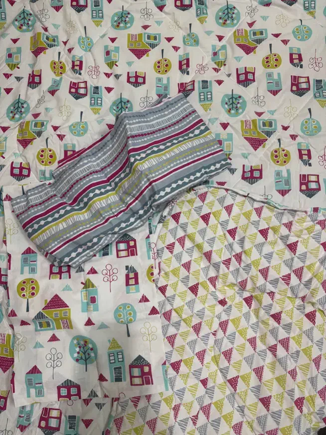 ست لحاف یک نفره سه تیکه،نو نو،قیمت عالی،مناسب کادو|سرویس روتختی|اصفهان, سعادت‌آباد|دیوار