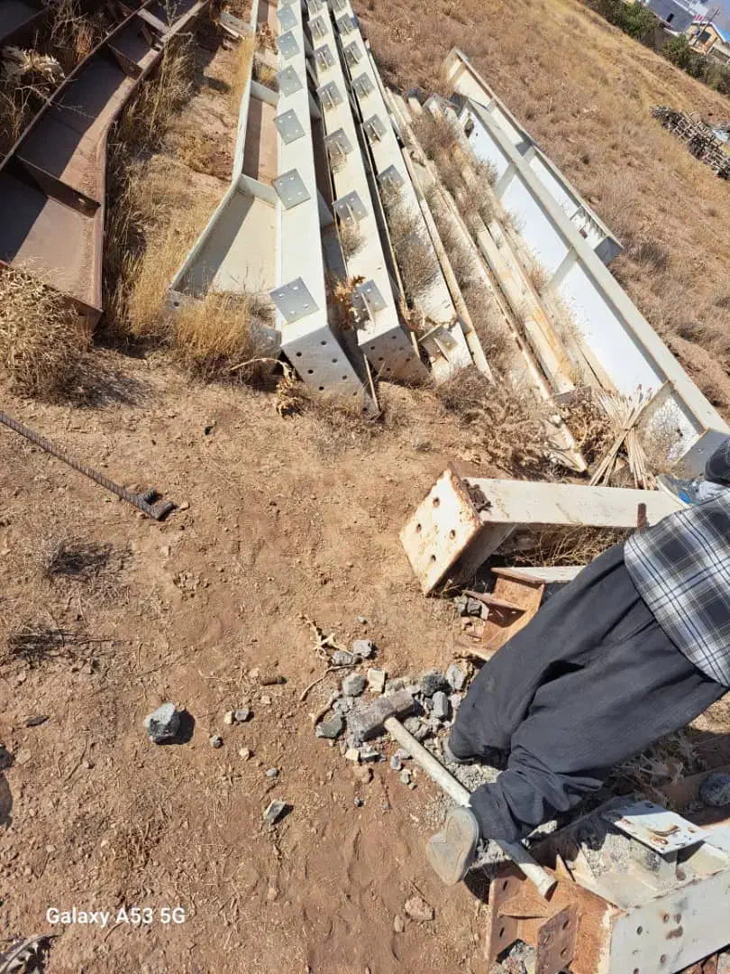 پایه خرکی سوله برای ساخت کارگاه|مصالح و تجهیزات ساختمان|الوند, |دیوار