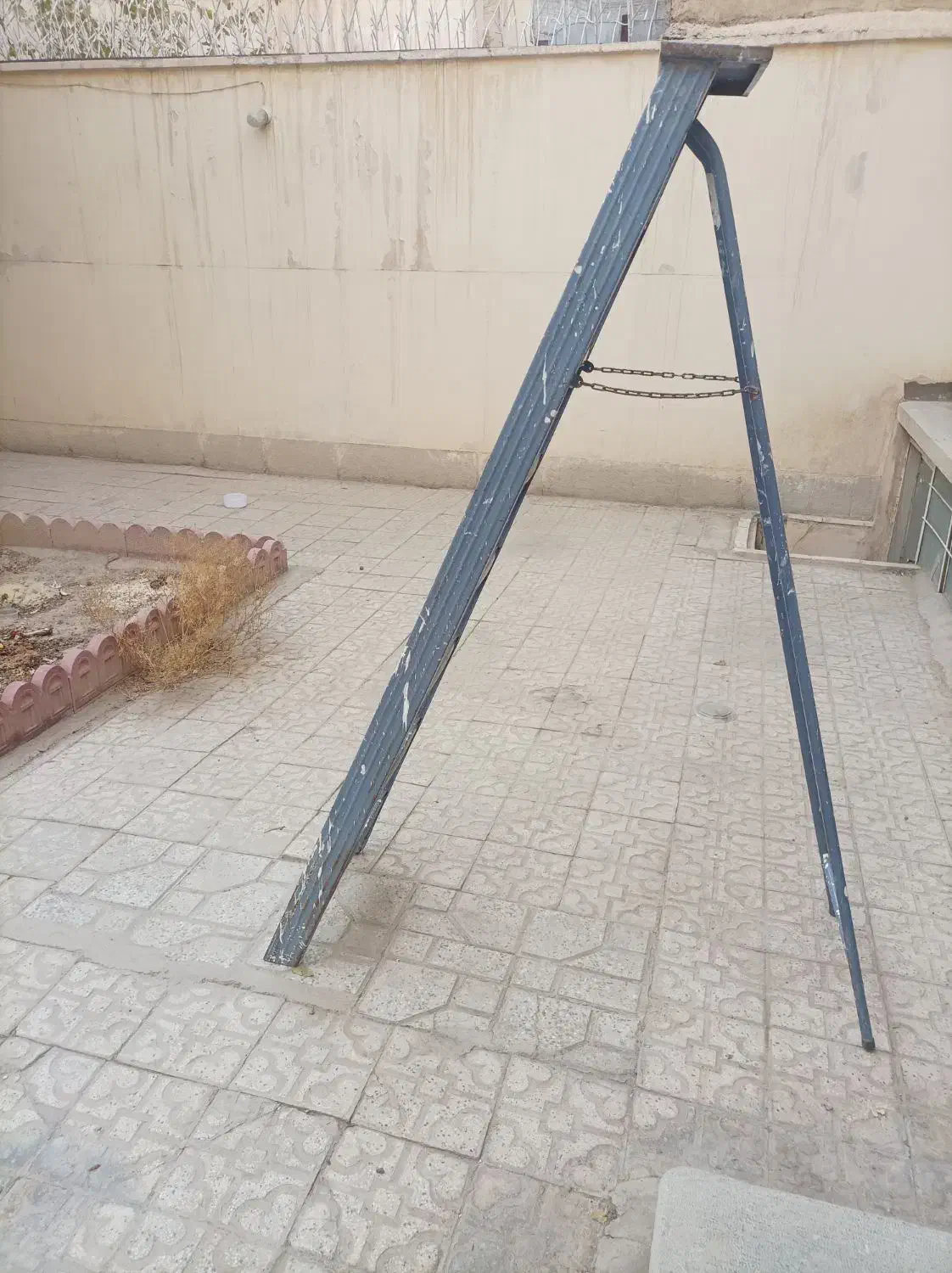 نردبان فلزی 7پله زنجیری|ابزارآلات|اصفهان, گلزار|دیوار