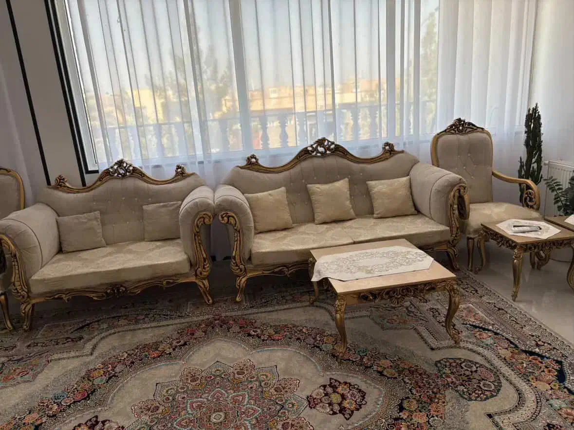 مبل ۷نفره|مبلمان خانگی و میز عسلی|بافق, |دیوار