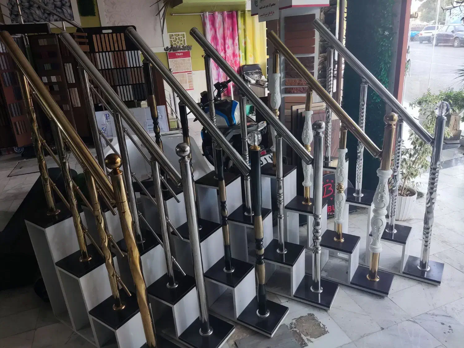 استند نرده استیل|مصالح و تجهیزات ساختمان|سنقر, |دیوار