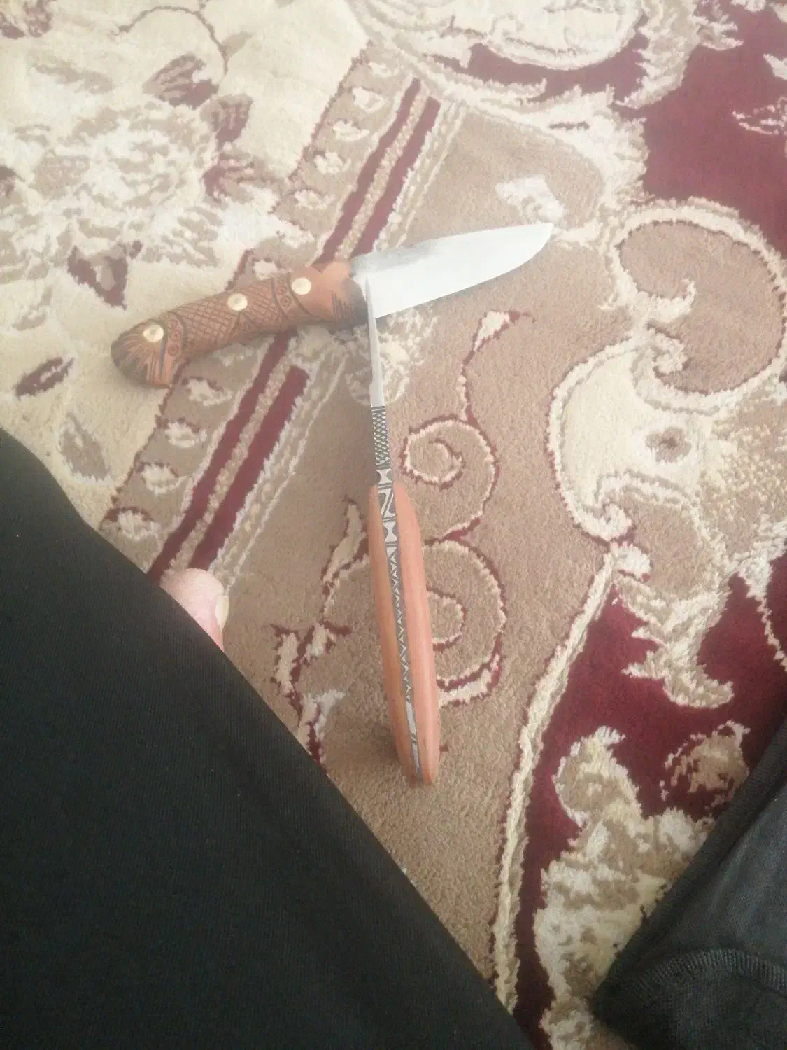 چاقو از جنس سوهان|صنایع دستی و سایر لوازم تزئینی|قم, نیروگاه|دیوار