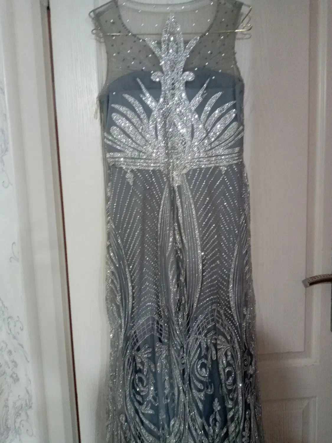 لباس مجلسی طوسی شاین سایز ۴۰ تا۴۲|لباس|ری, ظهیرآباد|دیوار