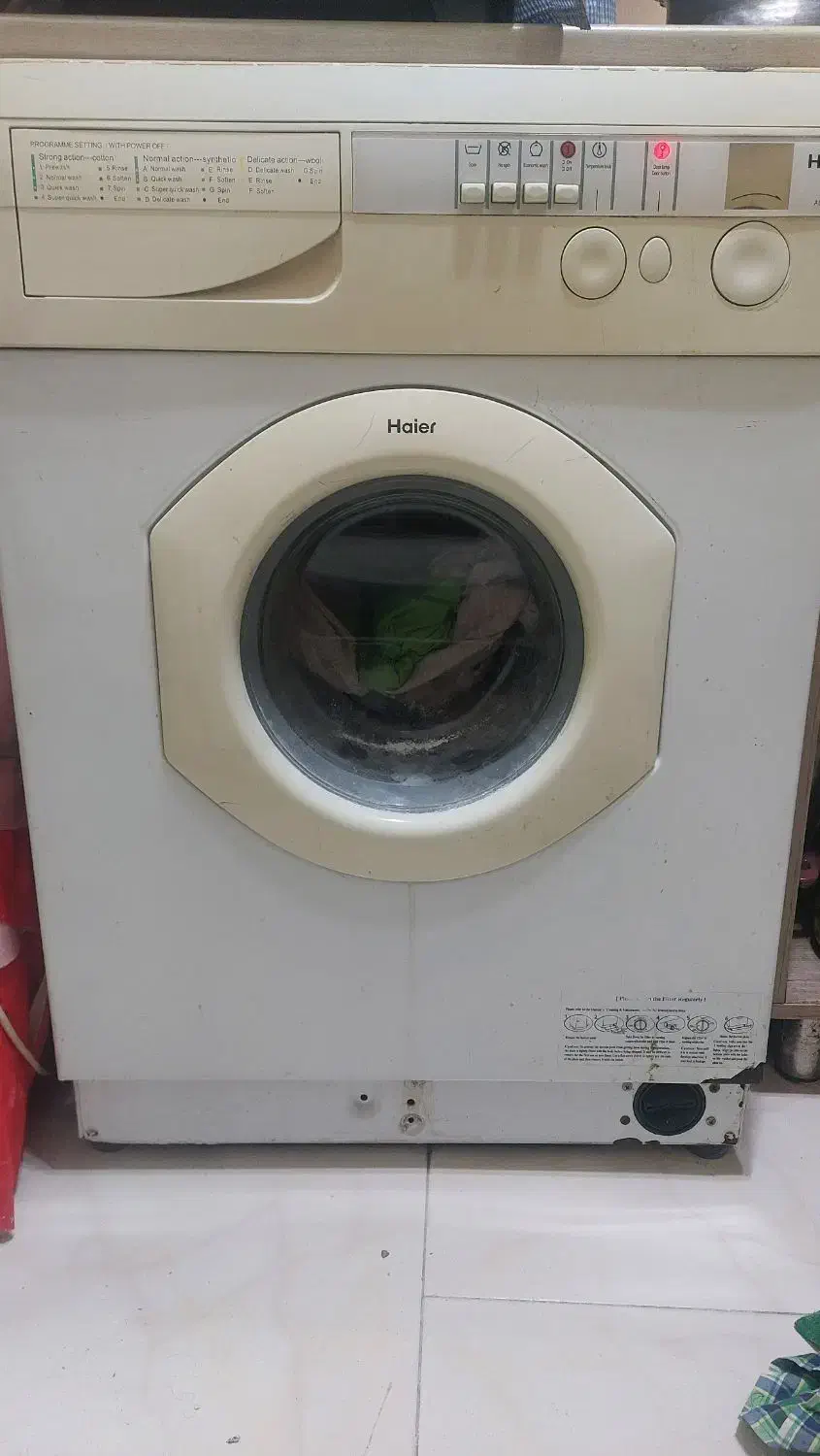 لباسشویی ۵ کیلویی هایر|ماشین لباسشویی و خشک‌کن لباس|رشت, فلسطین|دیوار