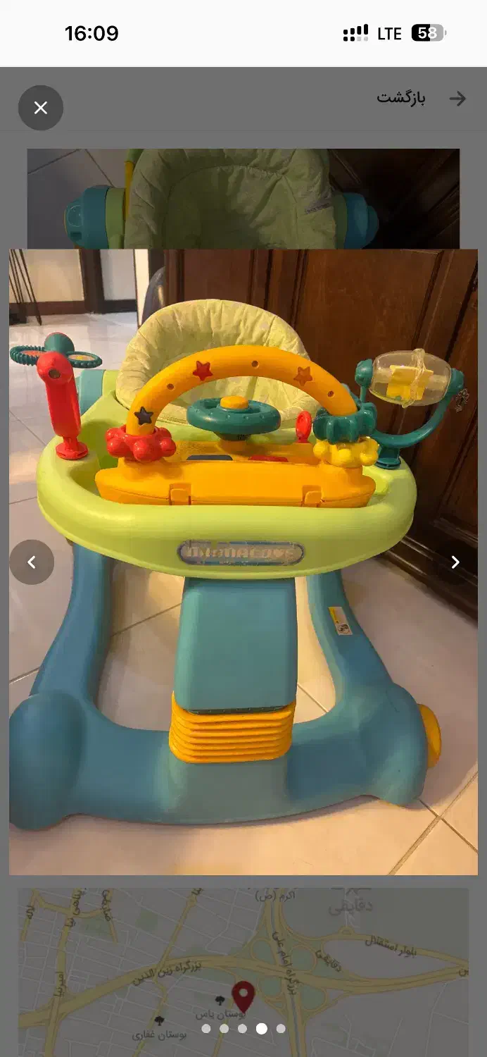 روروک صندلی غذا واکر ( مامالاو  امریکایی)|اسباب و اثاث بچه|تهران, شمس‌آباد|دیوار