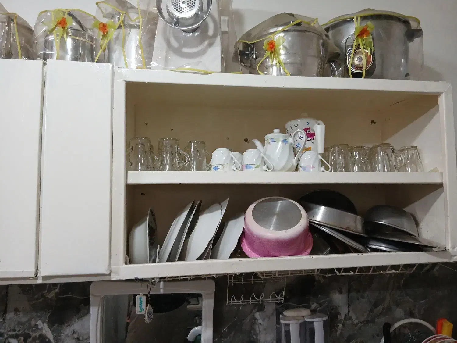 کابینت فلز با سینک سالم و تر تمیز|مصالح و تجهیزات ساختمان|مشهد, توس (بلوار توس)|دیوار