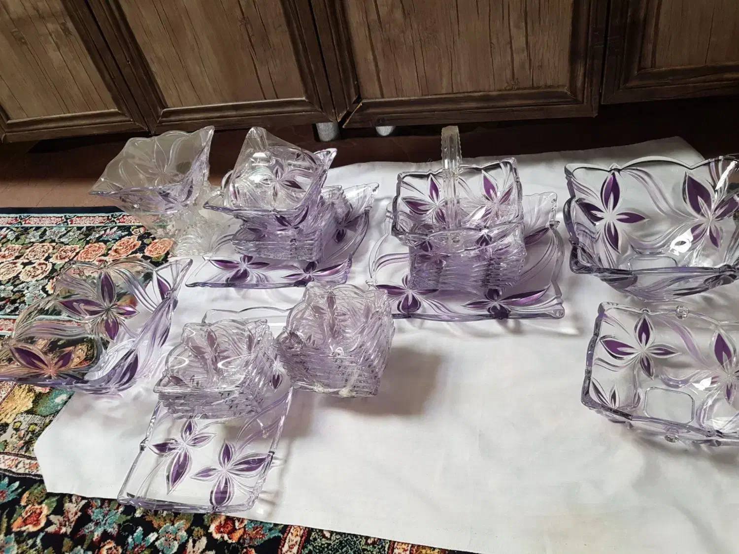 کریستال۱۲نفره ژاپن|ظروف سرو و پذیرایی|کرج, بنیاد|دیوار