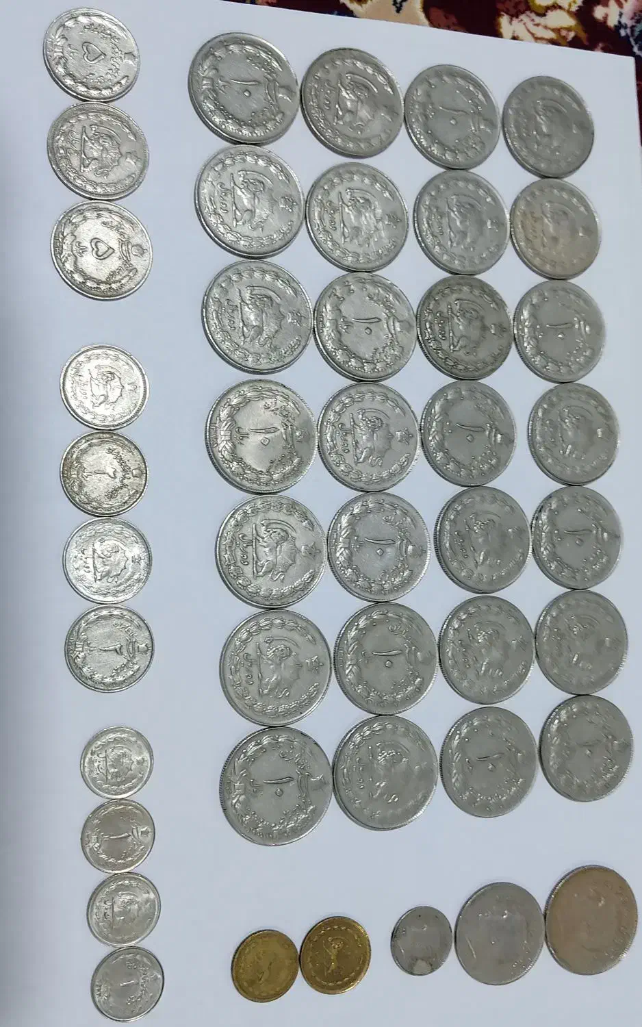 تعدادی سکه قدیمی|کلکسیون سکه، تمبر، اسکناس|ساری, |دیوار