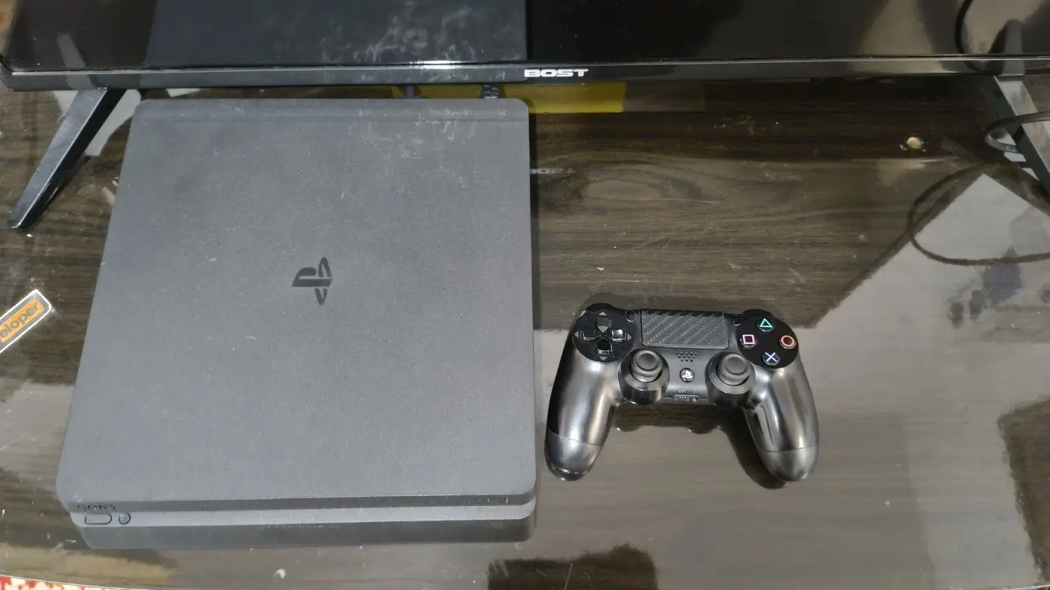 PS4 slim 1tra|کنسول، بازی ویدئویی و آنلاین|کرج, حسین‌آباد|دیوار