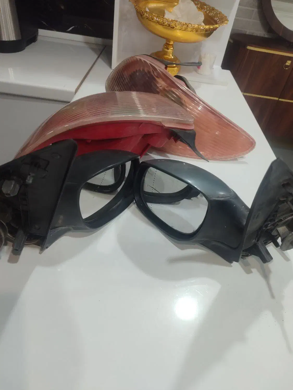 چراغ اینه چراغ خطر 206|قطعات یدکی و لوازم جانبی|یاسوج, |دیوار