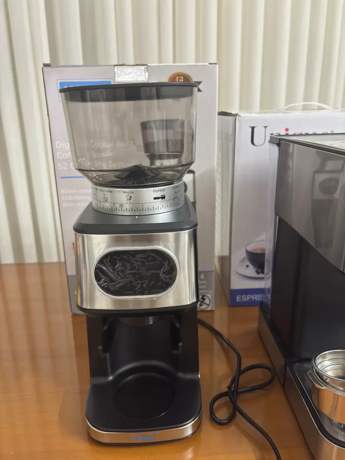 قهوه ساز و آسیاب قهوه کاملا نو|سماور، چای‌ساز، قهوه‌ساز|دلیجان, |دیوار