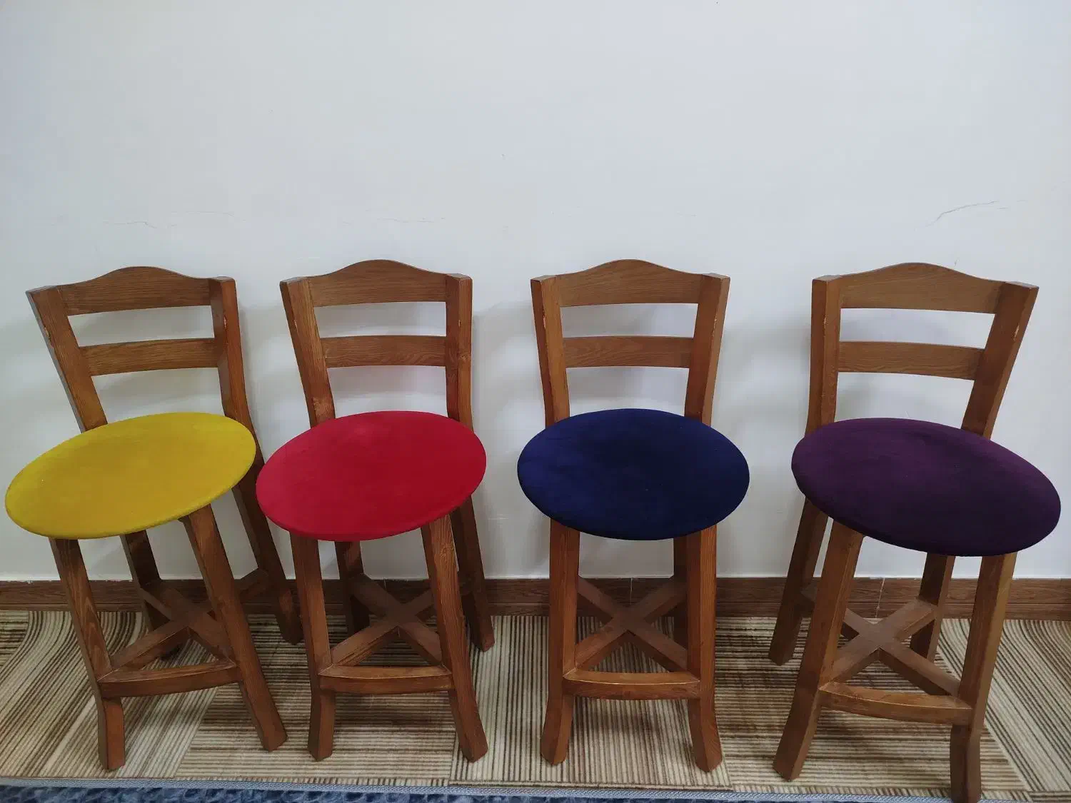 صندلی 4عدد چوب راش روسیه|میز و صندلی غذاخوری|گنبد کاووس, |دیوار