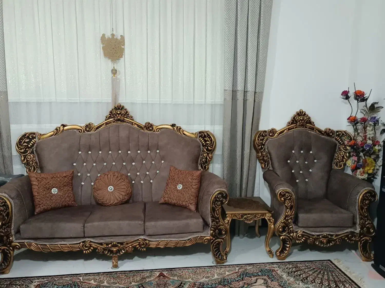 مبلمان سلطنتی|مبلمان خانگی و میز عسلی|نوبران, |دیوار