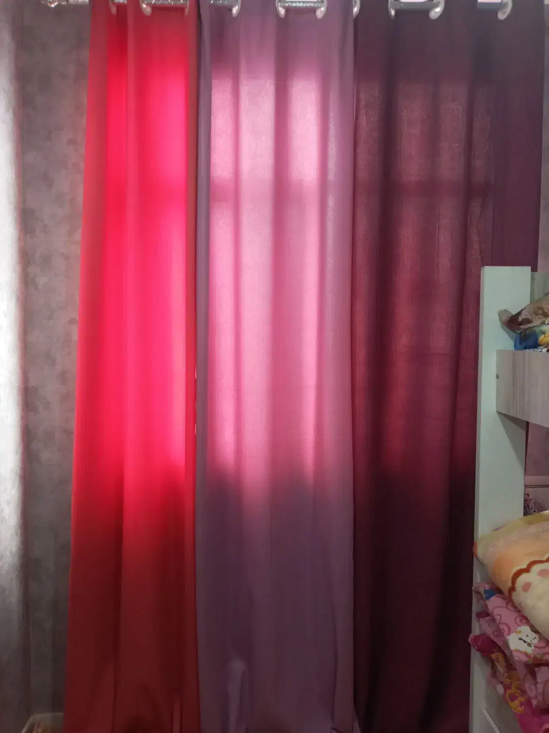 پرده مخمل پانچ|پرده، رانر، رومیزی|تهران, شهرک ولیعصر شمالی|دیوار