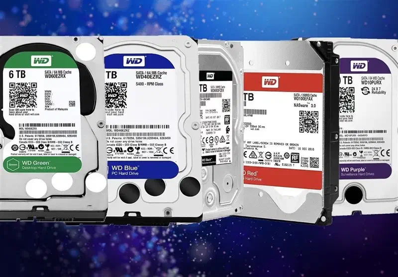 هارد وسترن بلو و پرپل|قطعات و لوازم جانبی رایانه|مشهد, کوه سنگی|دیوار