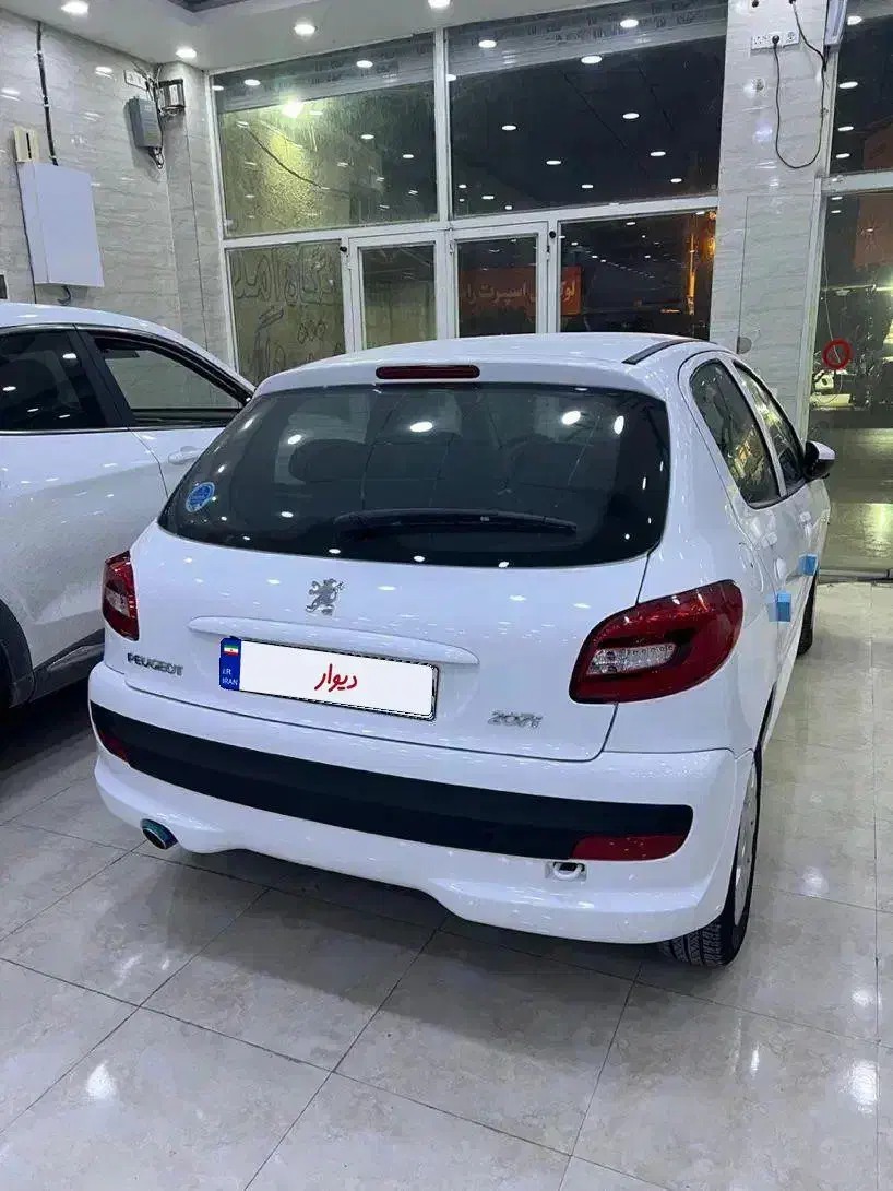 207 سفید مدل 1405|خودرو سواری و وانت|برازجان, |دیوار