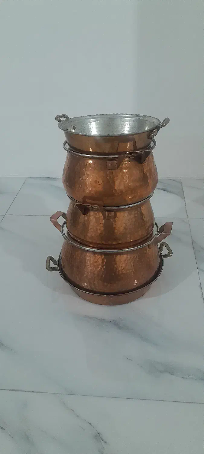 قابلمه وماهیتابه مسی|ظروف پختوپز|فردیس, شهرک شهید حسینی|دیوار