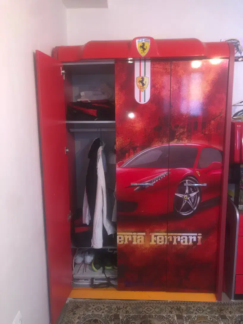 سرویس تخت خواب کمدلباس کتابخانه میز تحریر|تخت و سرویس خواب|تبریز, |دیوار