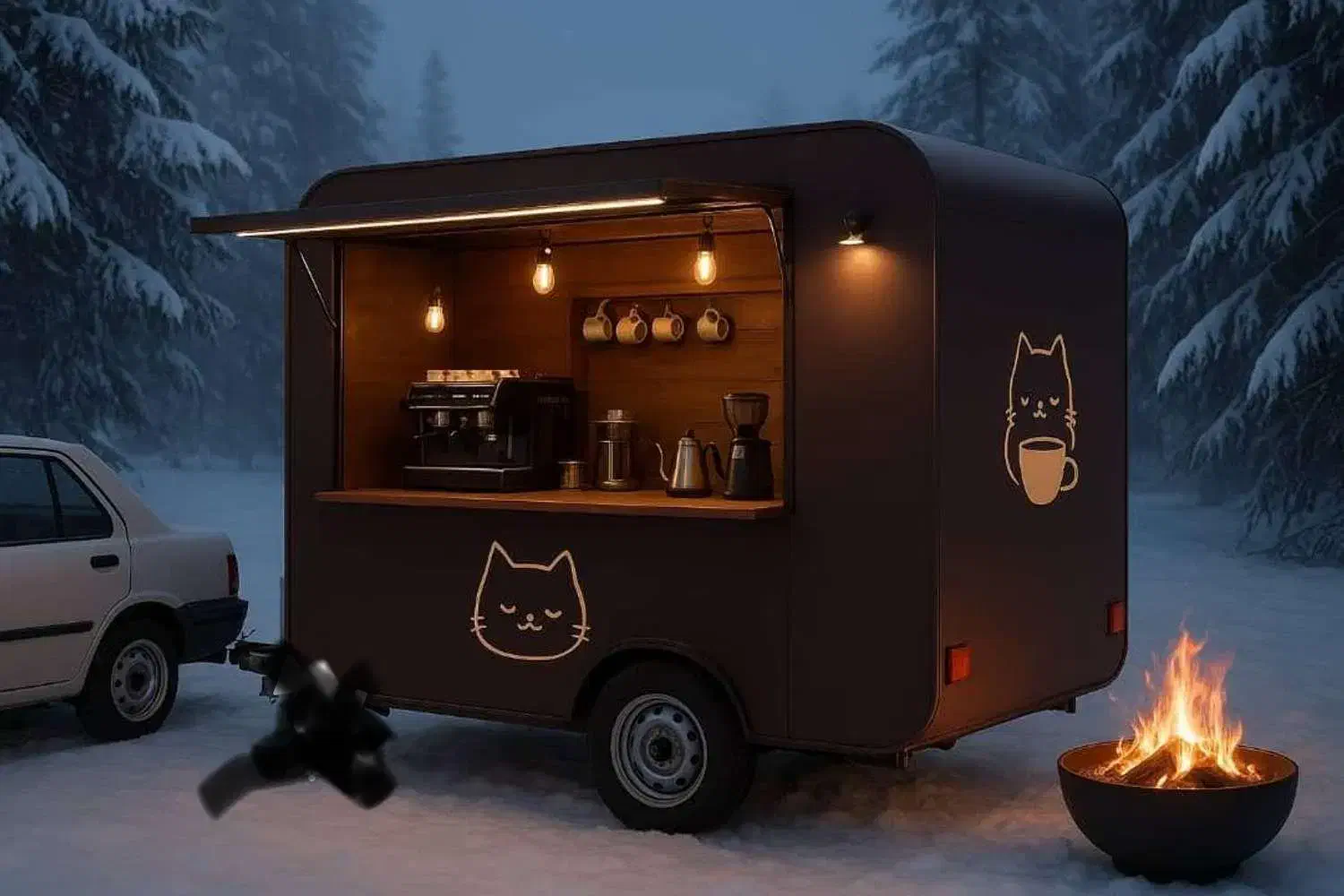 کانکس سیار،کار سیار فست فود چرخدار|کافیشاپ و رستوران|تهران, والفجر (افسریه)|دیوار