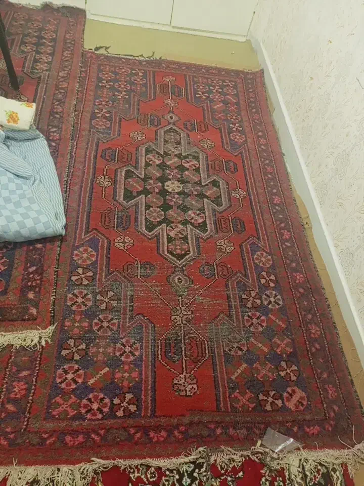 قالی دست بافت قدیمی|فرش|اهواز, آسیاباد|دیوار