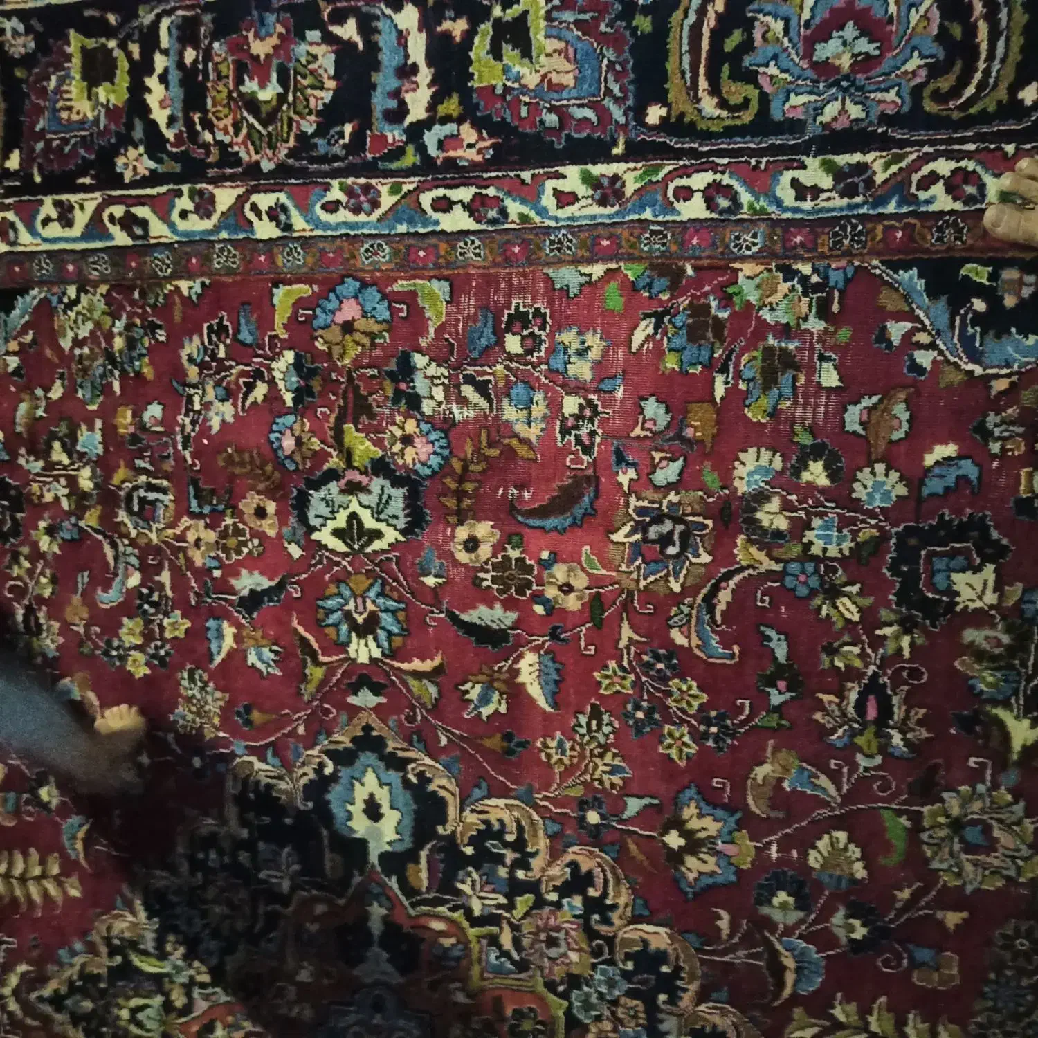 فرش دستباف مشهد بسیار سالم و شرط سلامت|فرش|رباط‌کریم, مسکن مهر آبشناسان|دیوار