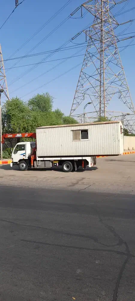 جرثقیل ۳ و۵ تن آماده همکاری شبانه روزی|خدمات حمل و نقل|اهواز, سپیدار|دیوار