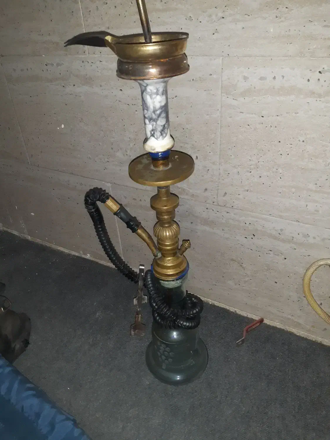 قلیان برنجی مارک رضایی|کلکسیون و سرگرمی|کرج, حسین‌آباد|دیوار