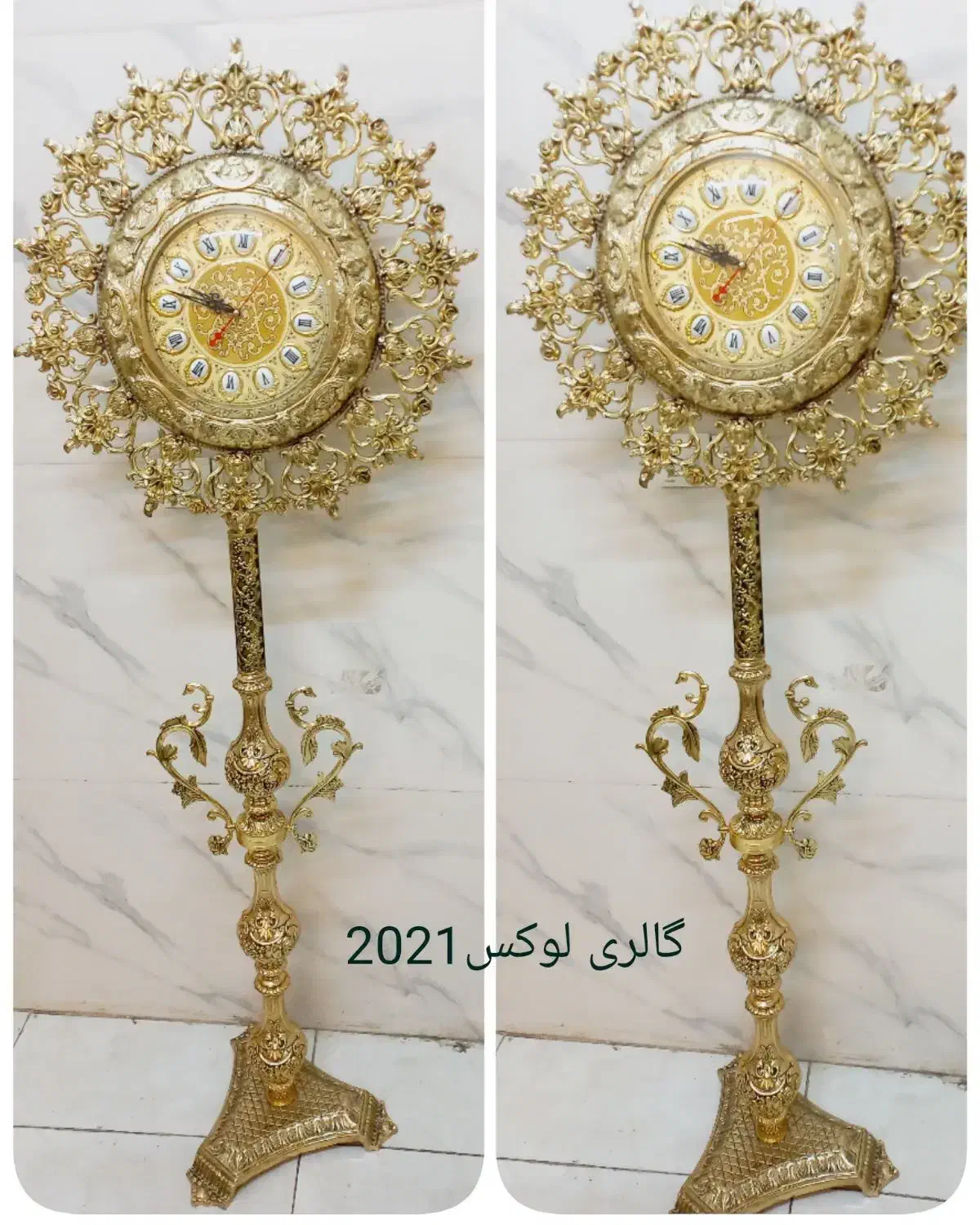 ساعت دیواری آلیاژی کنارسالنی ساعت ایستاده|ساعت دیواری و تزئینی|مشهد, جوادیه|دیوار