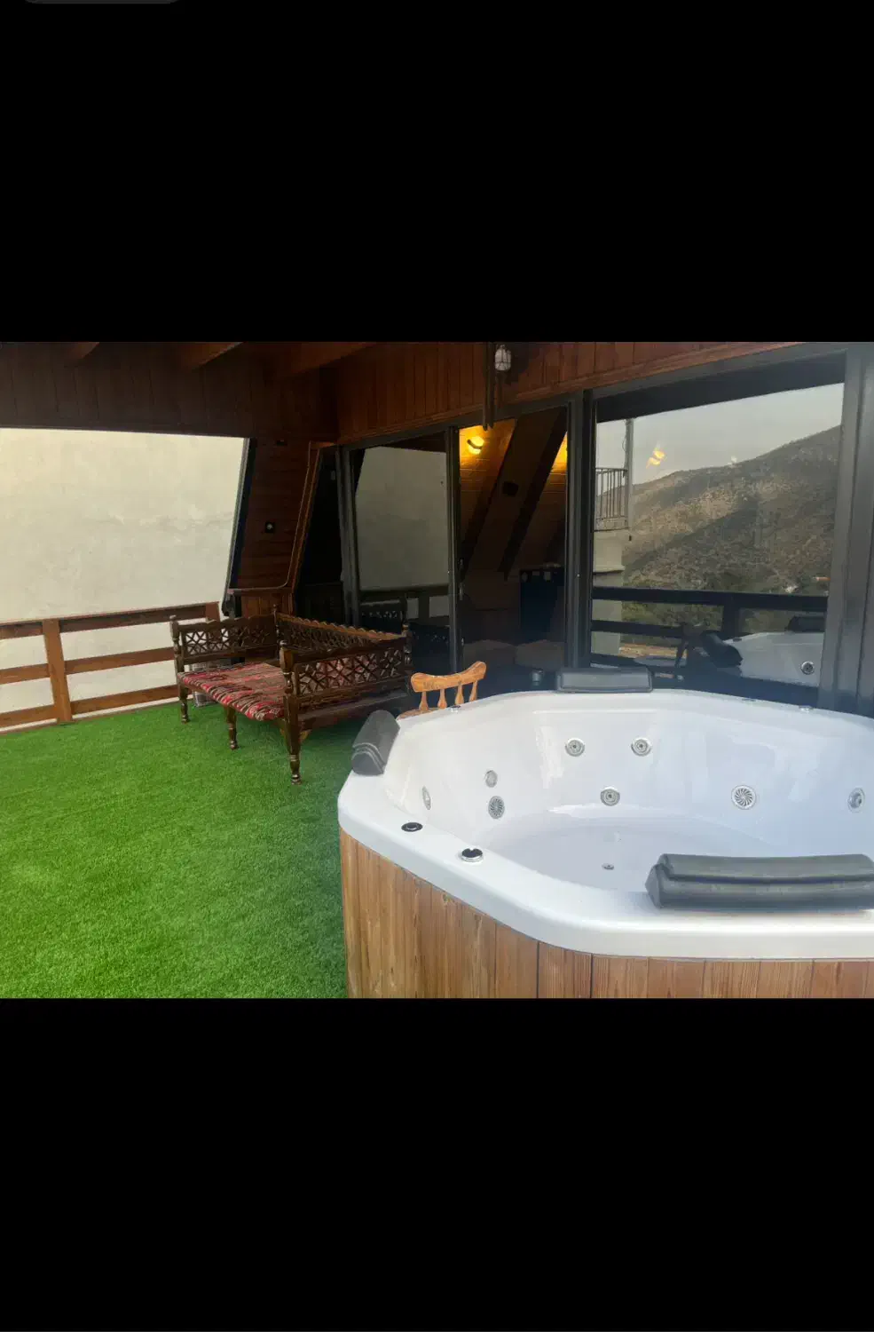 اجاره کلبه چوبی با جکوزی سوادکوه|اجارهٔ کوتاهمدت ویلا و باغ|پل سفید, |دیوار