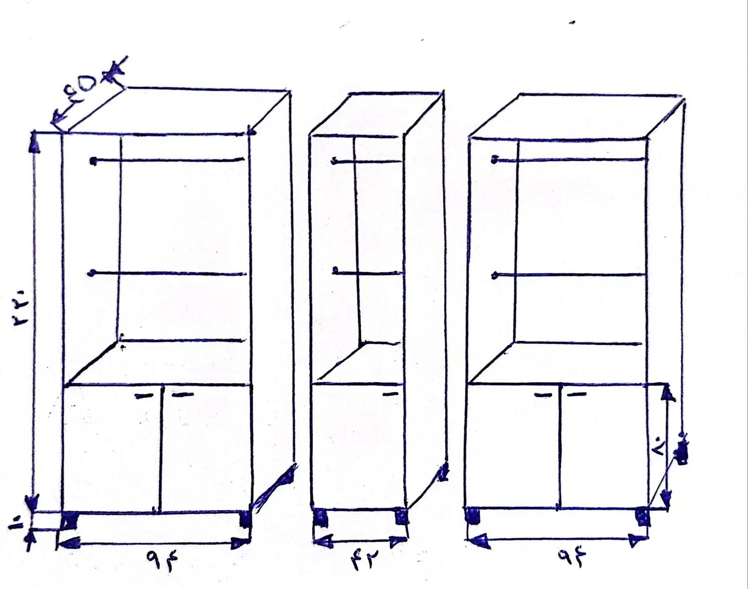 ویترین وکمدو پیشخوان|فروشگاه و مغازه|رشت, سلیمانداراب|دیوار