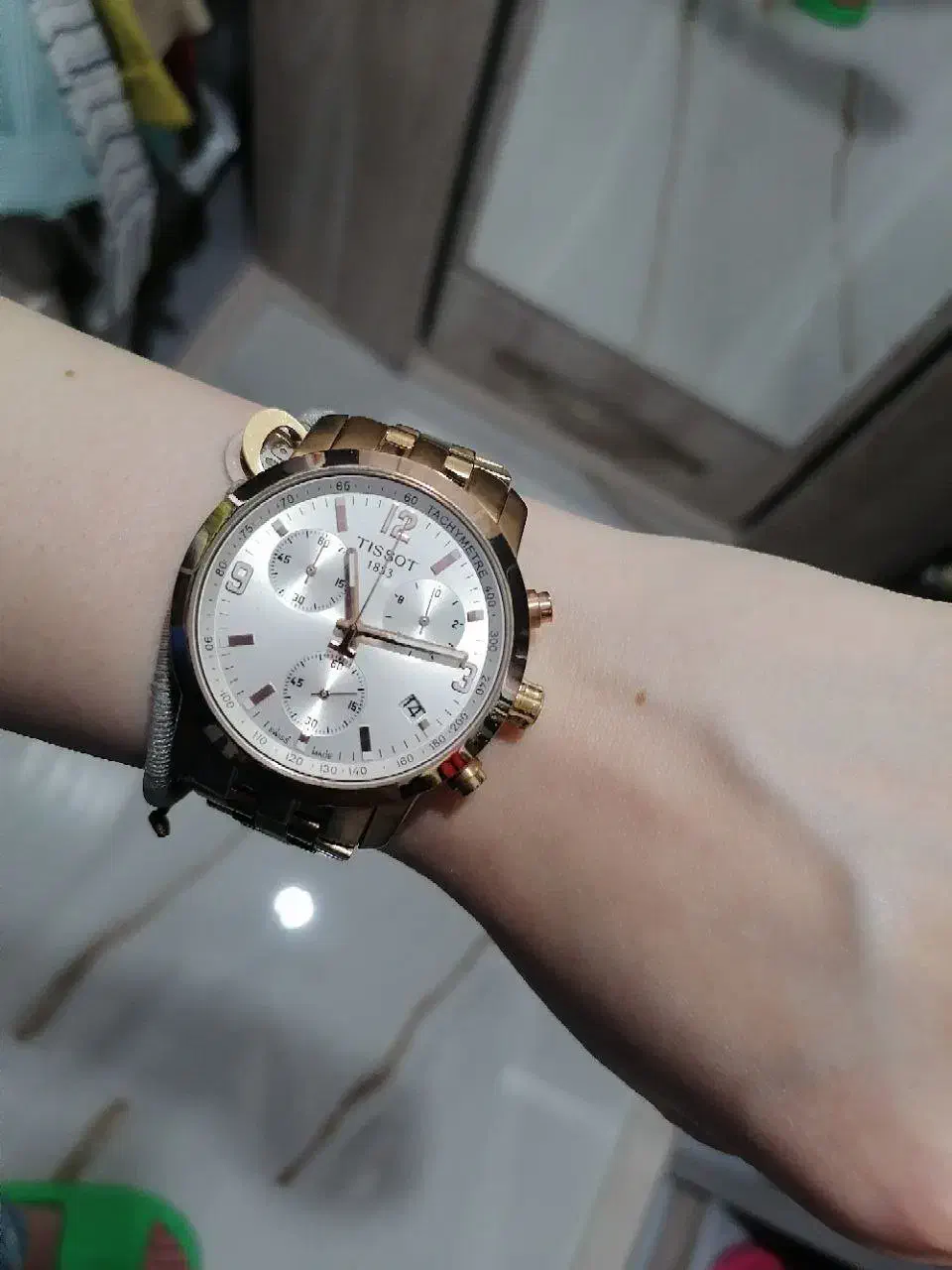 ساعت تیسوت ۳موتوره و ۳زمانه|ساعت|بوئین زهرا, |دیوار