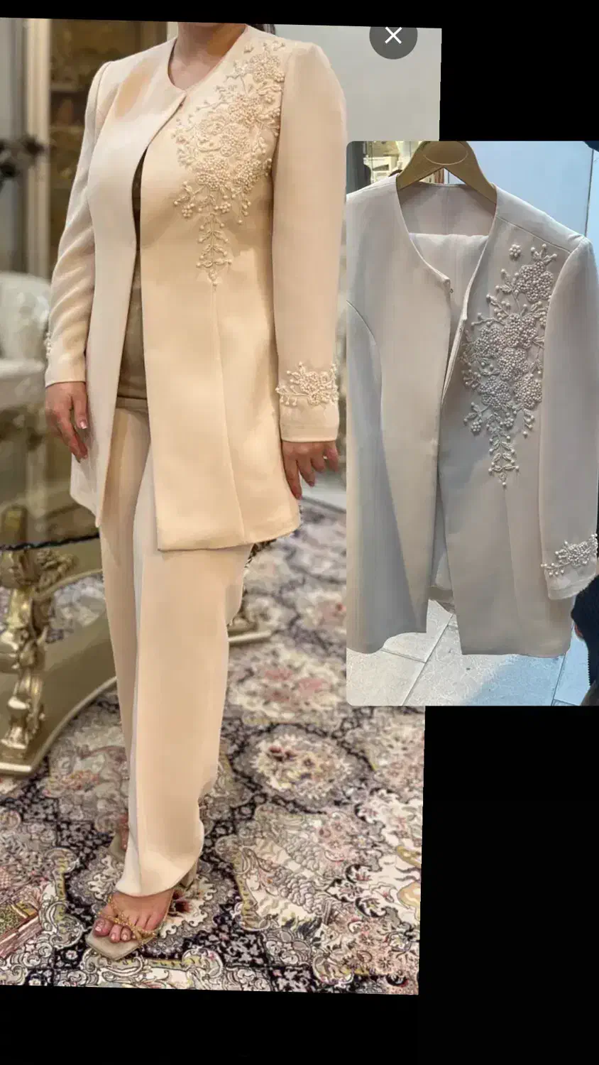 کت شلوار مجلسی جواهر دوزی شده|لباس|تهران, امیریه|دیوار