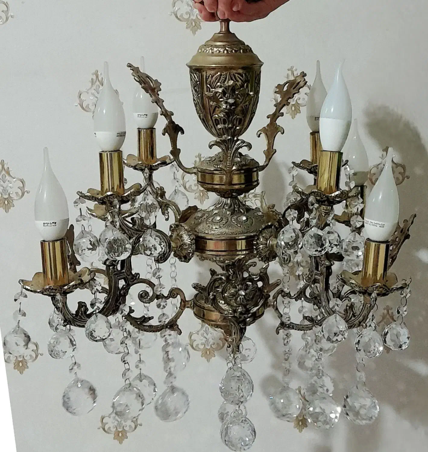 لوستر‌|لوستر و چراغ آویز|زنجان, |دیوار