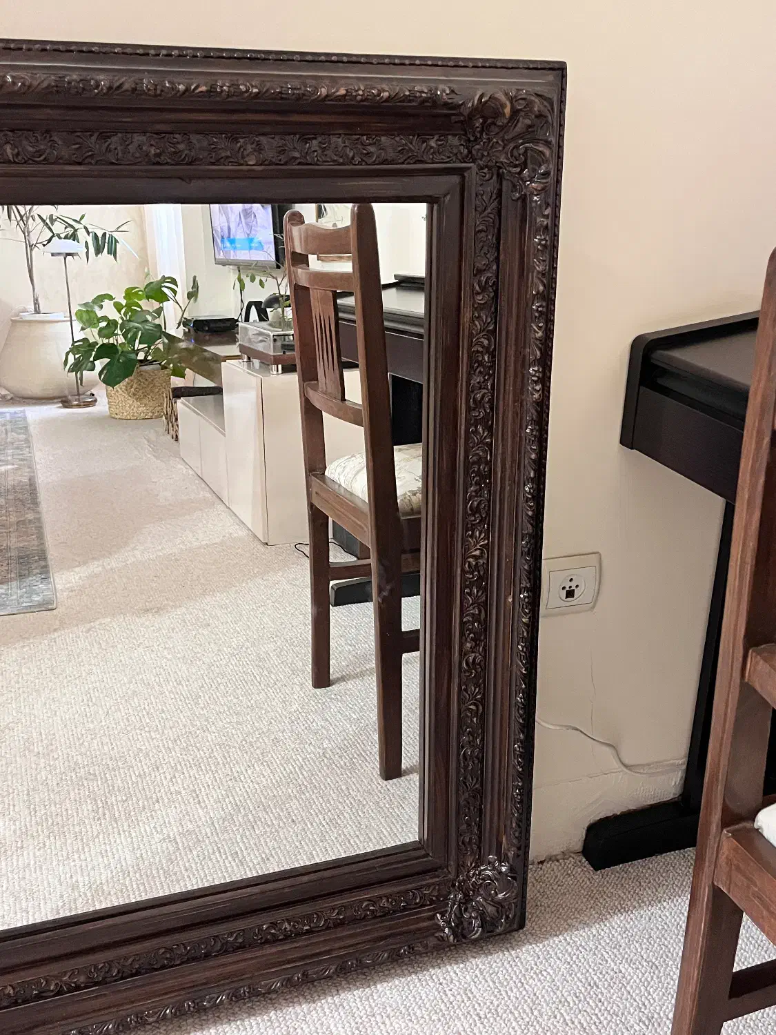 اینه وینتیج مرمت شده|آینه|یزد, |دیوار