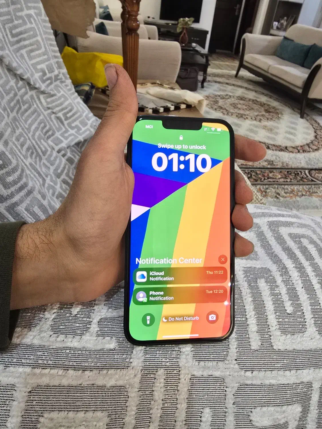 اپل آیفون ۱۳ ۱۲۸ گیگ نرمال مشکی باطری ۸۵|موبایل|قم, بنیاد|دیوار