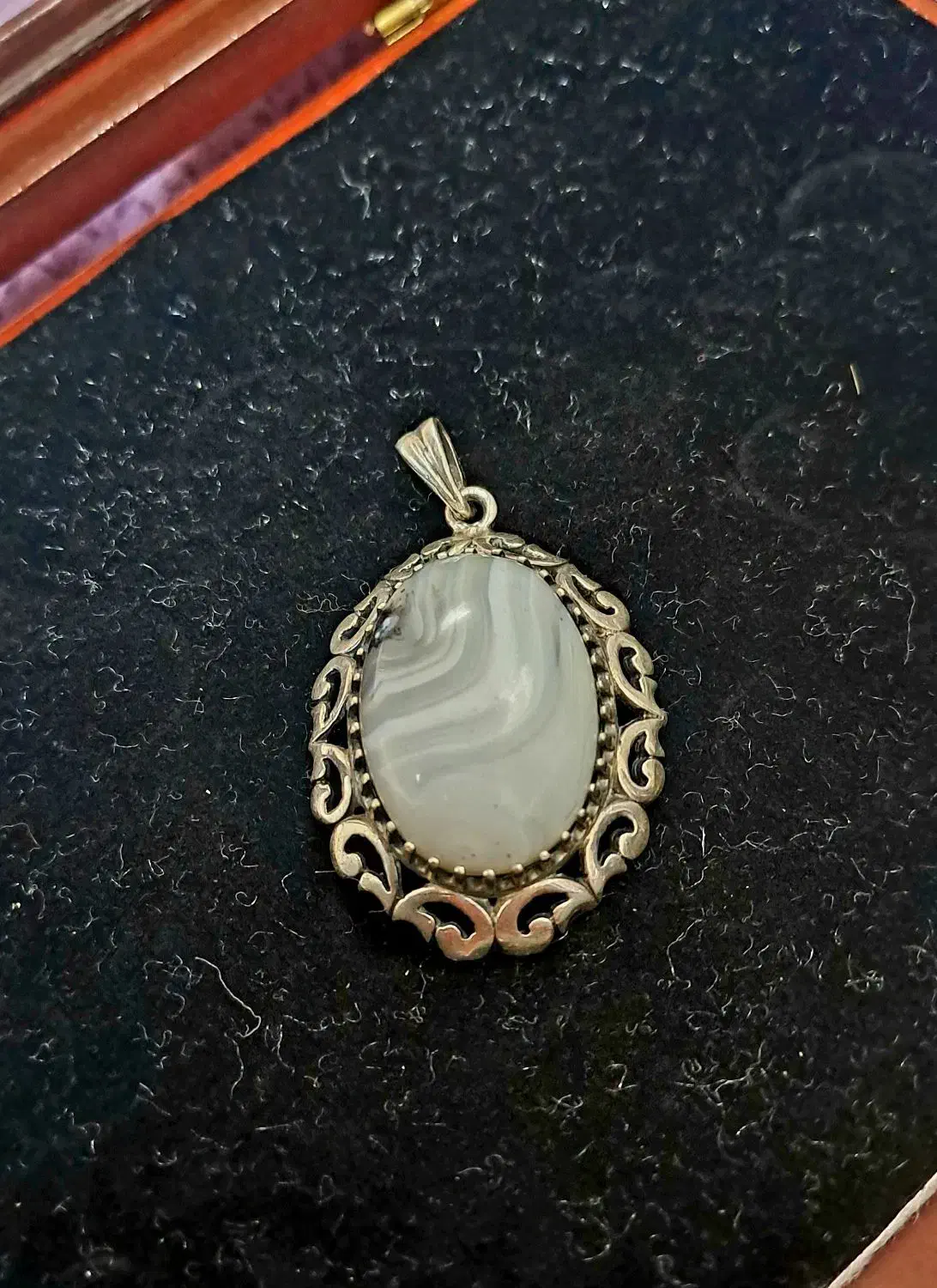 گردنبند نقره عقیق سلیمان|جواهرات|سمنان, |دیوار