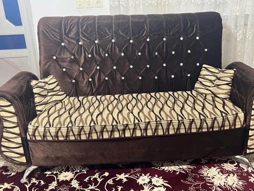 مبل هشت نفره|مبلمان خانگی و میز عسلی|خرم‌آباد (تنکابن), |دیوار