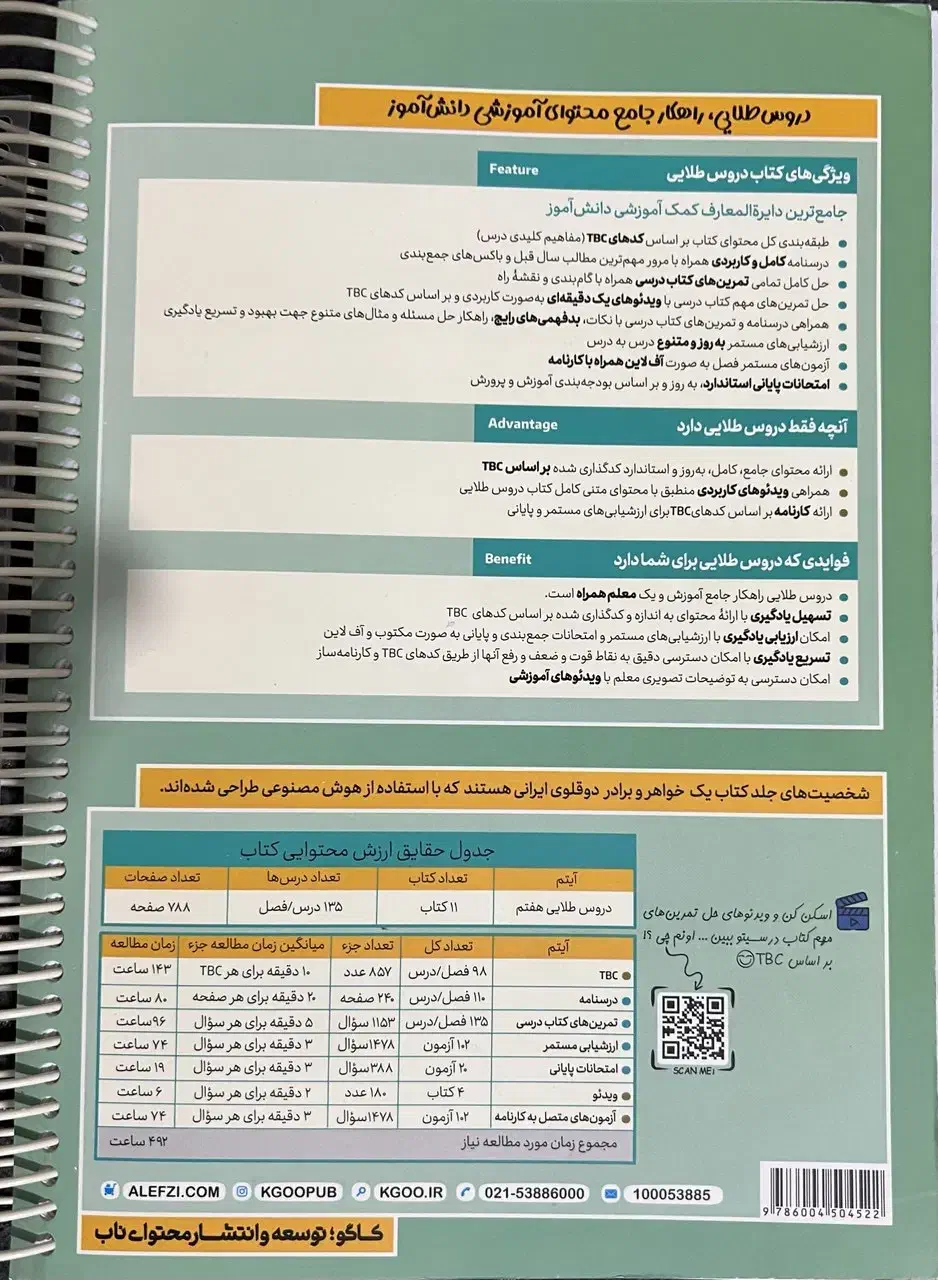 کتاب کمک درسی تمام درسها هفتم|لوازم التحریر|قم, شهرک قدس|دیوار