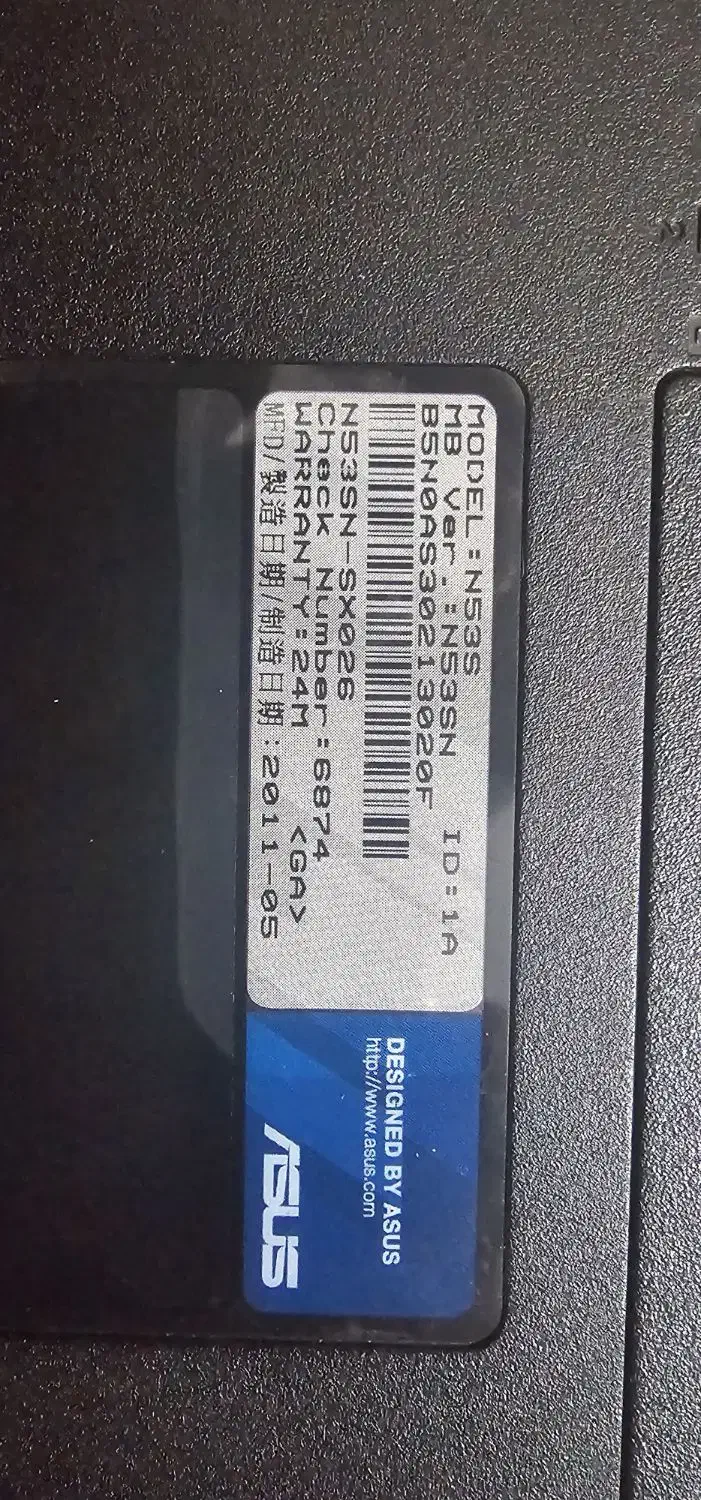 لپتاب ایسوس N53S / RAM 8 / Icore5|رایانه همراه|تهران, آجودانیه|دیوار