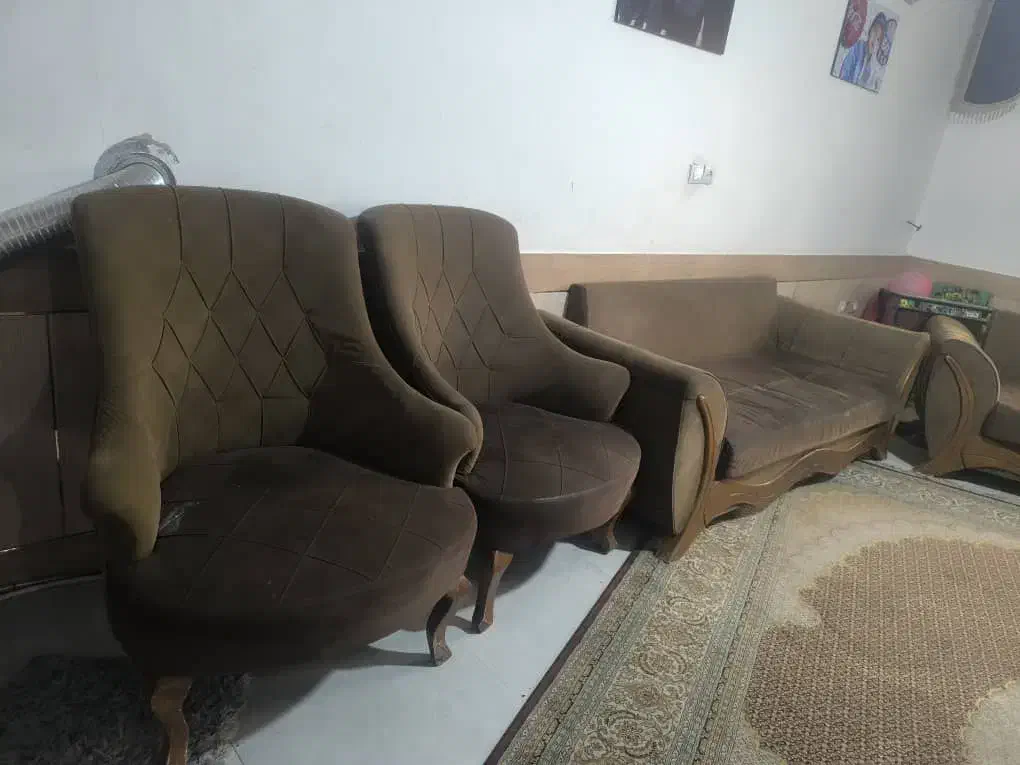فروش مبل۷نفره|مبلمان خانگی و میز عسلی|شیراز, جوادیه|دیوار