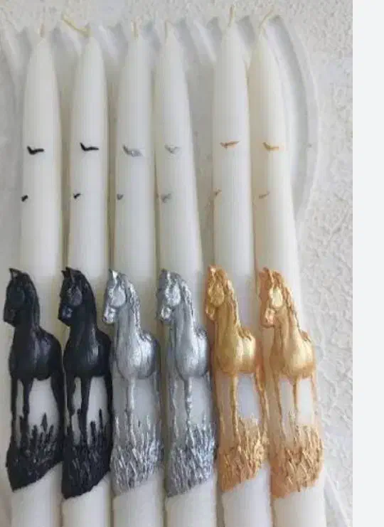 شمع قلمی|صنایع دستی و سایر لوازم تزئینی|قم, زند آباد|دیوار